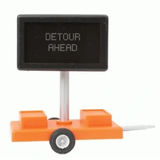 Trains | Miniatronics 85-504-01 O Road Sign, Detour Ahead - Your Source for Gaming Essentials