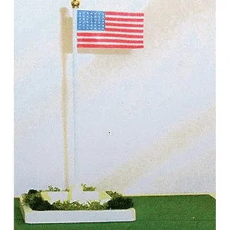 Trains | Miniatronics 90-548-01 O Waving American Flag - Your Source for Gaming Essentials