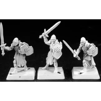 Tabletop Miniatures | Minis Templar Knights (9) Crusaders Grunt #06107 Warlord Army Unpainted - Your Source for Gaming Essentials
