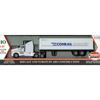 Trains | Model Power 18006 1:87 HO Conrail T600 Long Haul w/Box Trailer - Your Source for Gaming Essentials