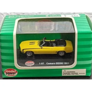 Trains | Model Power 19252 1:87 HO Minis Yellow 1969 Camaro Chevrolet SS396s - Your Source for Gaming Essentials