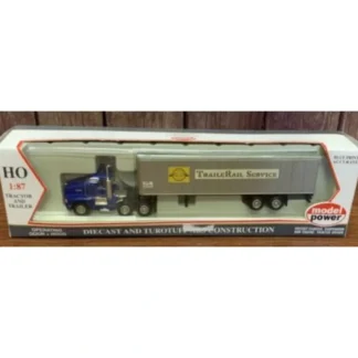 Trains | Model Power 1500 1:87 Trailer Rail Service Kenworth Big Rig Truck - Your Source for Gaming Essentials