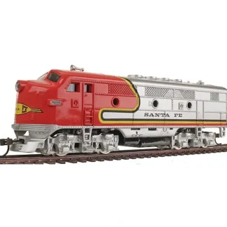 Trains | Model Power 490-96800 HO Atchison, Topeka & Santa Fe F2-A Powered w/ Light - Your Source for Gaming Essentials