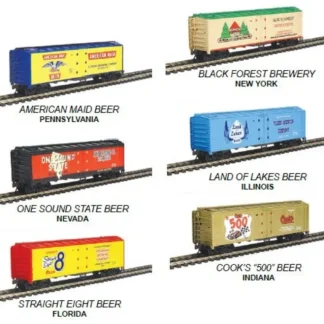 Trains | Model Power 98706 HO Beer Car Assortment w/Handle (6) - Your Source for Gaming Essentials