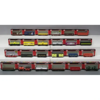 Trains | Model Power 99653 HO Freight Car Assortment with Knuckle Couplers (Pack of 24) - Your Source for Gaming Essentials