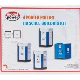 Trains | Model Power 188 HO Porta Potty (4) - Your Source for Gaming Essentials