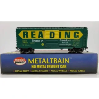 Trains | Model Power 2179 HO Reading "Share in Freedom" 40' Steel Box Car #19810 - Your Source for Gaming Essentials