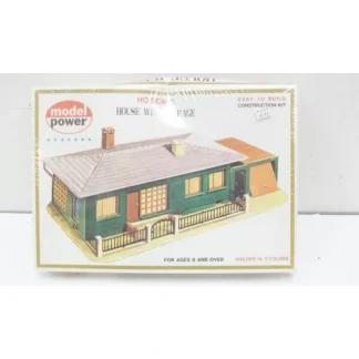 Trains | Model Power 425 HO Scale House with Garage Building Kit - Your Source for Gaming Essentials