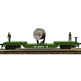 Trains | Model Power 98664 HO Scale US Army Searchlight Flatcar - Your Source for Gaming Essentials