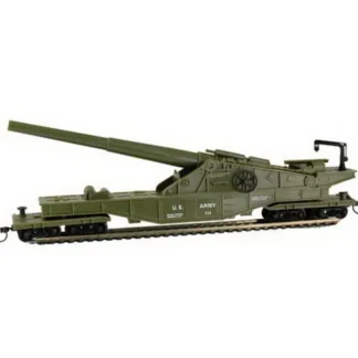 Trains | Model Power 99163 HO Scale US ARMY Big Cannon Car #114 - Your Source for Gaming Essentials