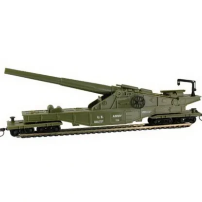 Trains | Model Power 99163 HO Scale US ARMY Big Cannon Car #114 - Your Source for Gaming Essentials