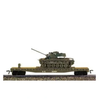 Trains | Model Power 99160 HO US ARMY 50' Flatcar With W/M-47 Tank - Your Source for Gaming Essentials