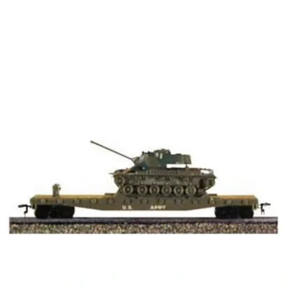 Trains | Model Power 99160 HO US ARMY 50' Flatcar With W/M-47 Tank - Your Source for Gaming Essentials