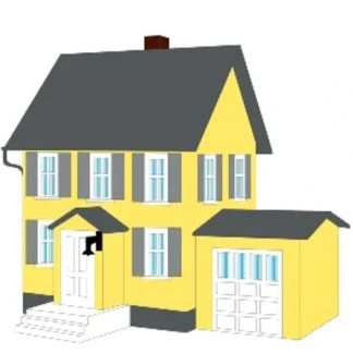 Trains | Model Power 2616 N Benson's House Built-Up Buildings Lighted w/ 2 Figures - Your Source for Gaming Essentials