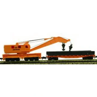 Trains | Model Power 3163 N Scale Amtrak Railroad Work Car and Crane - Your Source for Gaming Essentials