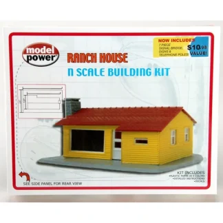 Trains | Model Power 1587 N Scale Ranch House Kit - Your Source for Gaming Essentials