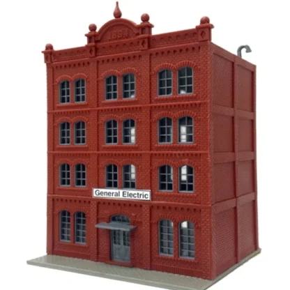 Trains | Model Power 1601 N Scale 4-Story Brick Office Building - Your Source for Gaming Essentials