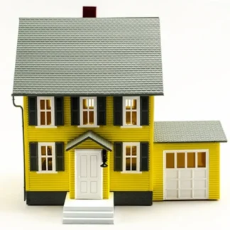 Trains | Model Power 6370 O Built-Up Lighted Benson's House Building with Figures - Your Source for Gaming Essentials