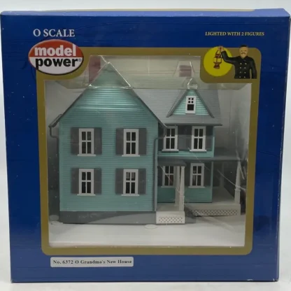Trains | Model Power 6372 O Built-Up Lighted Grandma's New House Building with Figures - Your Source for Gaming Essentials