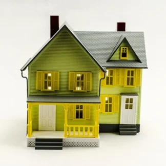 Trains | Model Power 6373 O Built-Up Lighted Dr. Andrews House Building with Figures - Your Source for Gaming Essentials