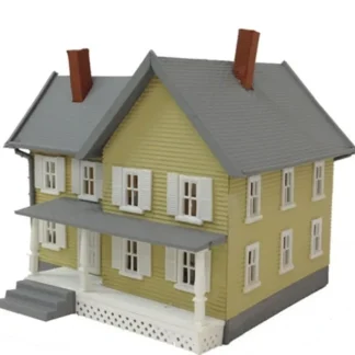 Trains | Model Power 6374 O Built-Up Lighted Jackson's House Building with Figures - Your Source for Gaming Essentials