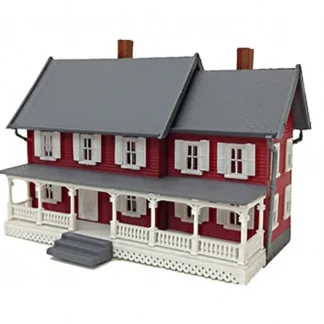 Trains | Model Power 6375 O Built-Up Lighted Stevenson's House Building with Figures - Your Source for Gaming Essentials