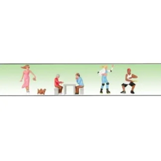 Trains | Model Power 6197 O People at the Park Figures (Set of 6) - Your Source for Gaming Essentials