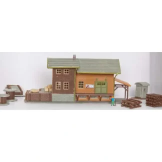 Trains | Model Power 2611 Pre-Built Freight Station w/Accessories - Your Source for Gaming Essentials