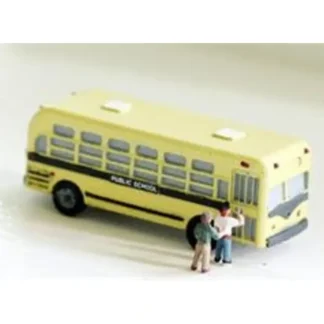 Trains | Model Tech Studios JN1096 N 1950's-60's School Bus Kit Style #2 - Your Source for Gaming Essentials