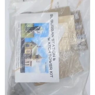 Trains | Model Tech Studios S0060 HO Scale Suburban Station & Watch Tower Kit - Your Source for Gaming Essentials