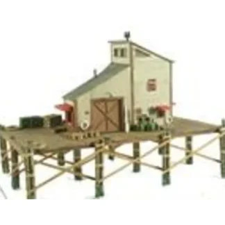 Trains | Model Tech Studios S0068 HO Weatherbea's Wharf Bait Company Kit - Your Source for Gaming Essentials