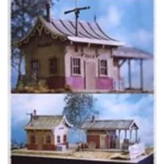Trains | Model Tech Studios S0051 O Scale Small Town Station & Freight Shed Scene - Your Source for Gaming Essentials