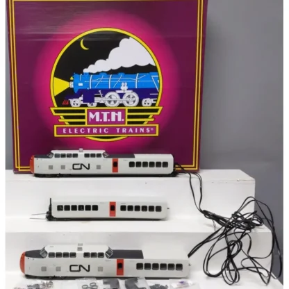 Trains | MTH 20-20036-1 Canadian National Turbotrain Passenger Set w/PS 3.0 #126/256/151 - Your Source for Gaming Essentials