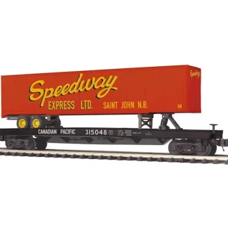 Trains | MTH 20-98931 Canadian Pacific Flat Car w/ 48' Trailer #315048 - Your Source for Gaming Essentials