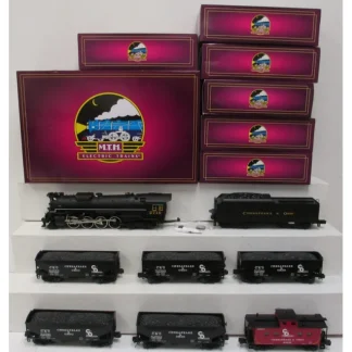 Trains | MTH 20-3420-1 Chesapeake & Ohio O Gauge Steam Freight Train Set w/PS 2.0 - Your Source for Gaming Essentials