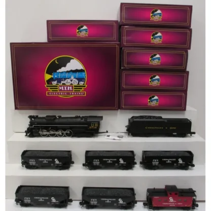 Trains | MTH 20-3420-1 Chesapeake & Ohio O Gauge Steam Freight Train Set w/PS 2.0 - Your Source for Gaming Essentials