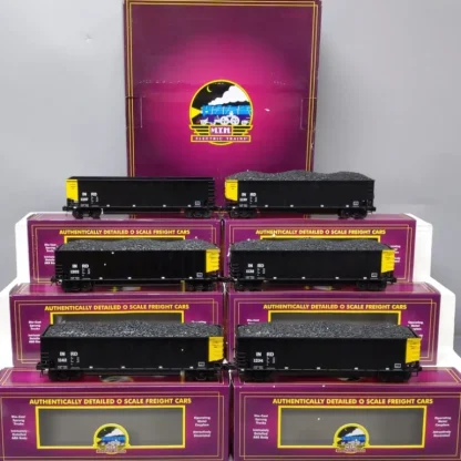 Trains | MTH 20-90738 Coalporter Hopper Car w/ Coal Load 6-Car Set - Your Source for Gaming Essentials