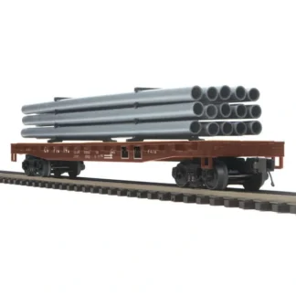 Trains | MTH 20-98840 CR FLAT CAR W/PIPE LOAD - Your Source for Gaming Essentials