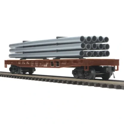 Trains | MTH 20-98840 CR FLAT CAR W/PIPE LOAD - Your Source for Gaming Essentials