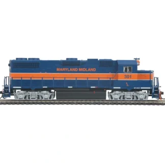 Trains | MTH 85-2025-1 HO Maryland Midland GP38-2 Diesel Engine with Proto-Sound 3 #301 - Your Source for Gaming Essentials