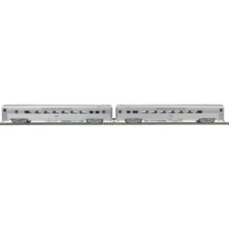 Trains | MTH 81-60011 HO Santa Fe Parlor Ribbed Passenger Car Set (Set of 2) - Your Source for Gaming Essentials
