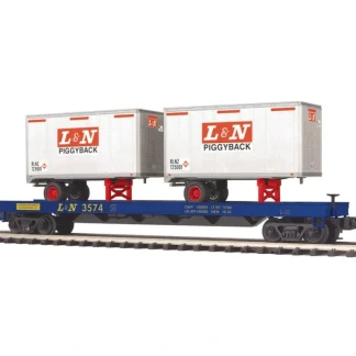 Trains | MTH 2098864 Louisville & Nashville Flatcar w/Trailers - Your Source for Gaming Essentials