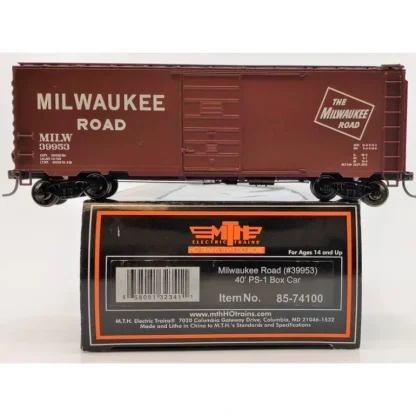 Trains | MTH 85-74100 Milwaukee Road HO Scale 40 PS-1 Boxcar #39953 - Your Source for Gaming Essentials