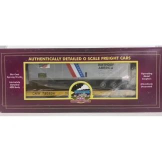 Trains | MTH 2095120 MTH 20-95120 O Chicago North Western Flat Car w/ 40' Trailer #780534 - Your Source for Gaming Essentials
