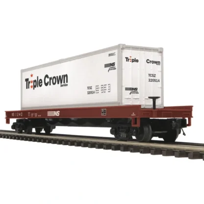 Trains | MTH 20-98983 Norfolk Southern Flat Car w/40' Container #11240 - Your Source for Gaming Essentials