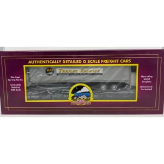 Trains | MTH 20-98936 O Baltimore & Ohio Flat Car w/ 40' Trailer #9928 - Your Source for Gaming Essentials
