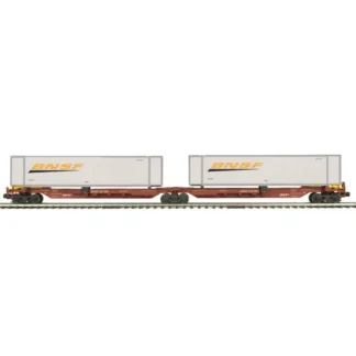 Trains | MTH 20-95103 O BNSF Spine Car Set with 2 48' Containers (Set of 2) - Your Source for Gaming Essentials
