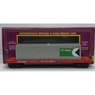 Trains | MTH 20-98986 O CP Rail Flatcar w/40' Container - Your Source for Gaming Essentials