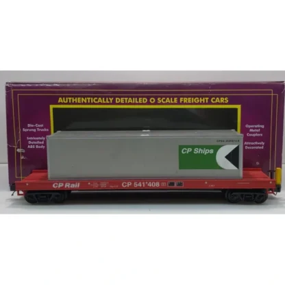 Trains | MTH 20-98986 O CP Rail Flatcar w/40' Container - Your Source for Gaming Essentials