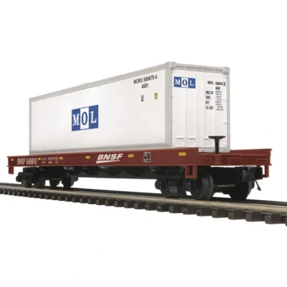 Trains | MTH 20-98985 O Flat w/40' Container, BNSF - Your Source for Gaming Essentials